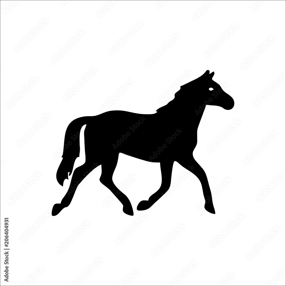 Horse icon. Vector Illustration