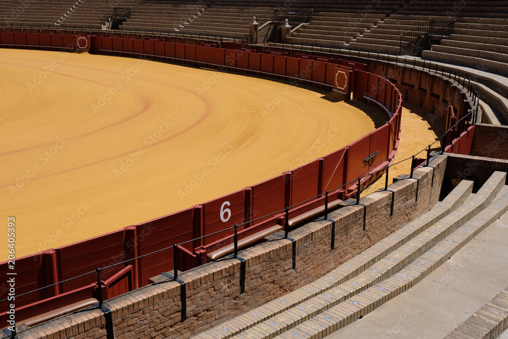 Obraz premium Arena walk byków w Sewilli, Hiszpania (Andaluzja)