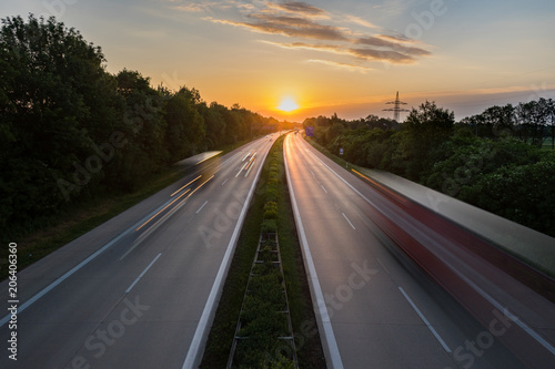 Bewegung auf der Autobahn © Marcel