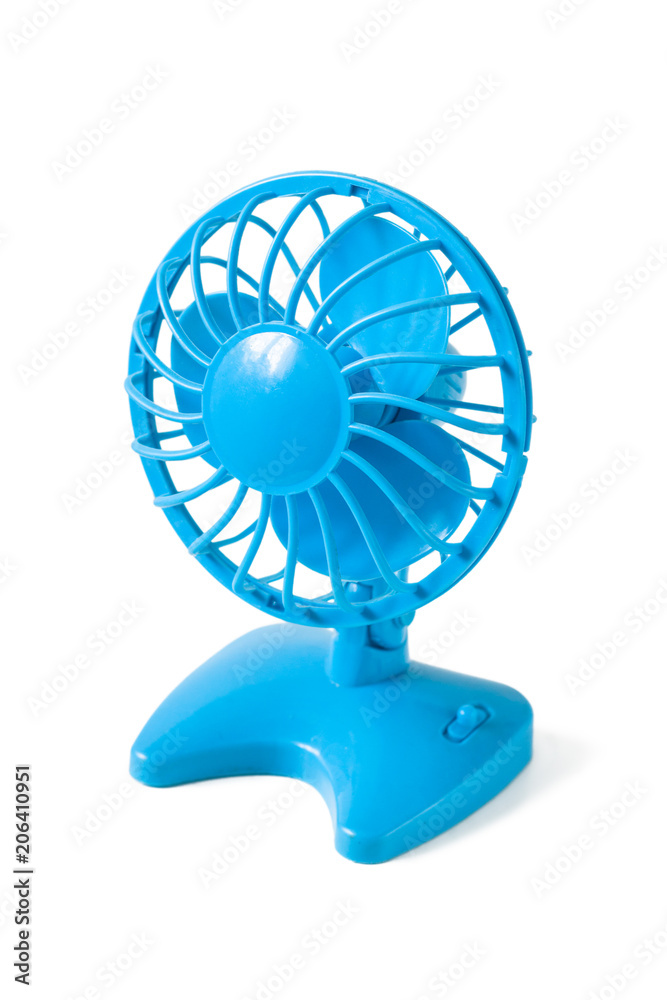 Small blue Desk fan Small blue Desk fan