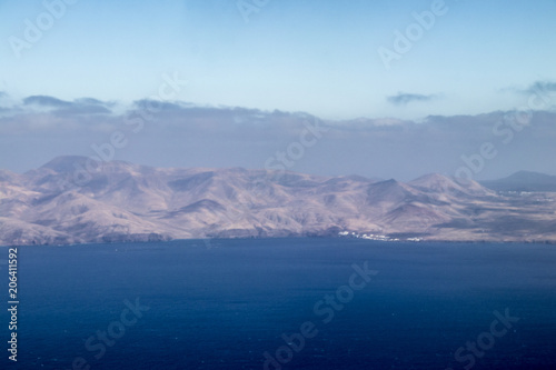 Puerto del Carmen resort on the southeast coast of Lanzarote island