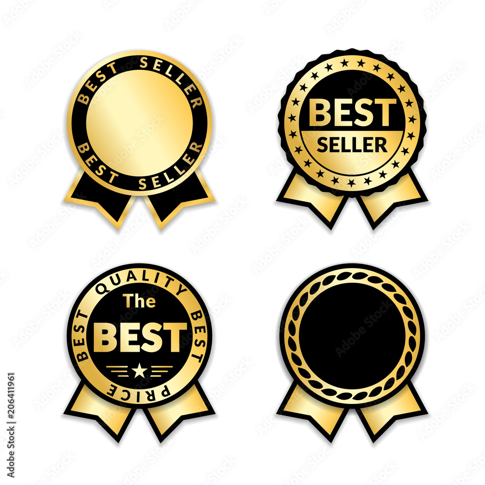 Best Sellers Icon On A White Background. 3D Illustration. Stock
