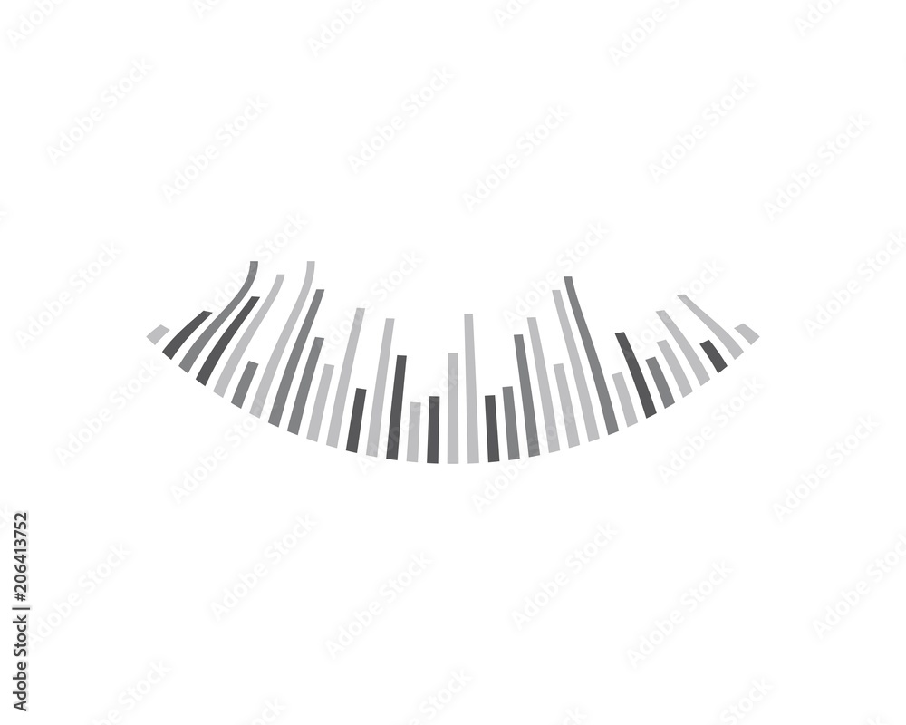 sound wave ilustration vector sound wave ilustration vector