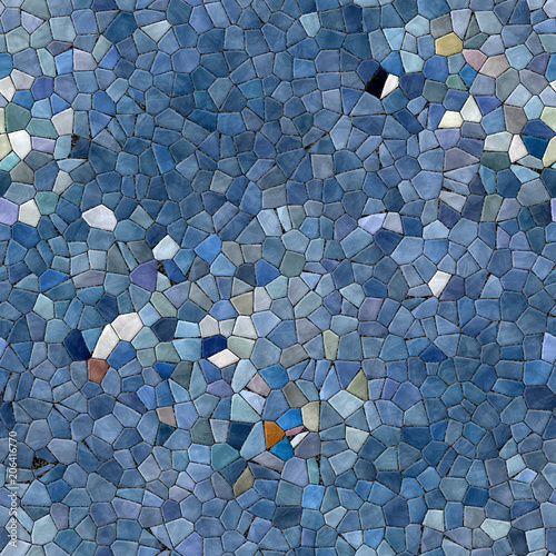 Glass mosaic kaleidoscopic seamless generated hires texture