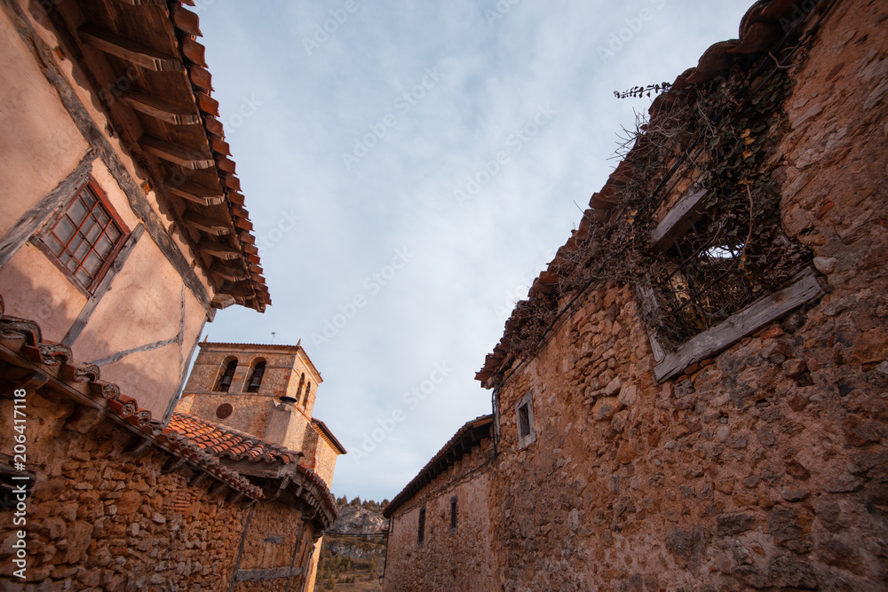Medieval village of Calatanazor in Soria Spain