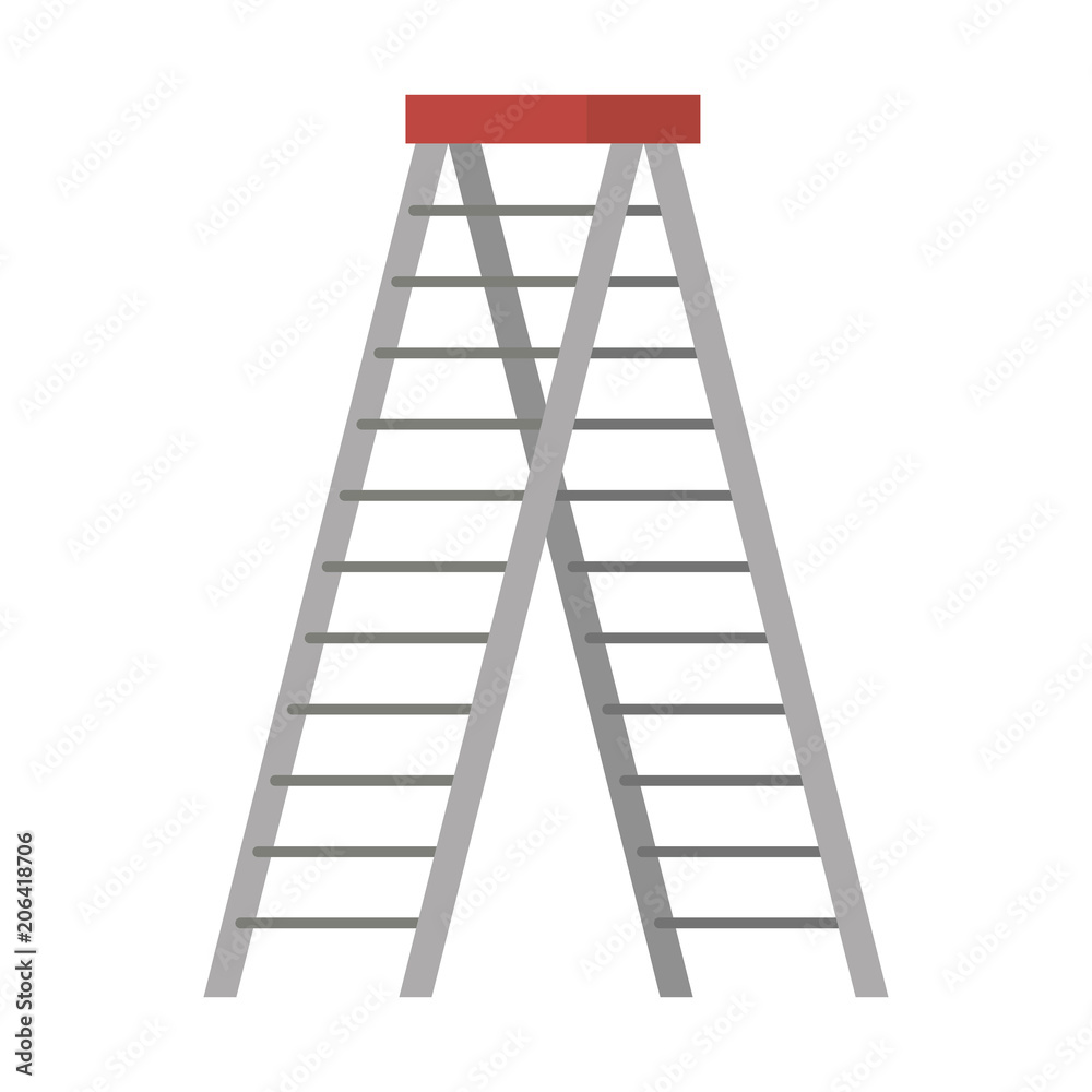 stepladder tool isolated icon vector illustration design stepladder tool isolated icon vector illustration design