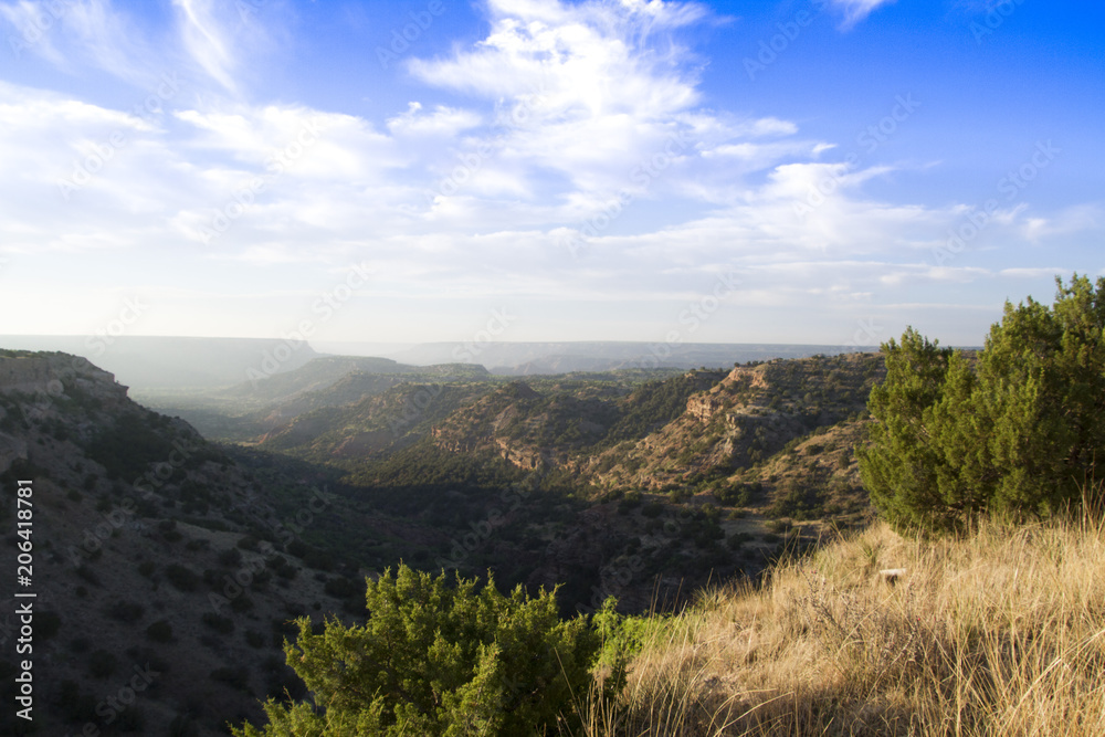 Fototapeta premium Hazy morning at Palo Duro Canyon