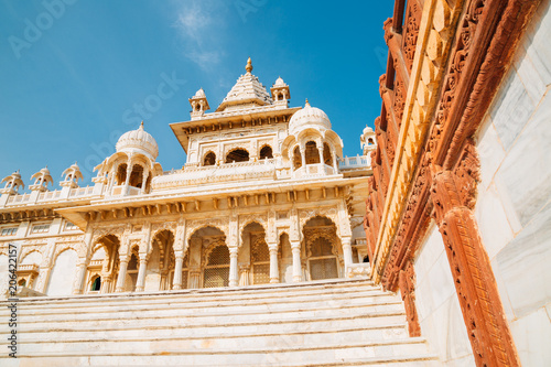 Jaswant Thada historical architecture in Jodhpur, India photo