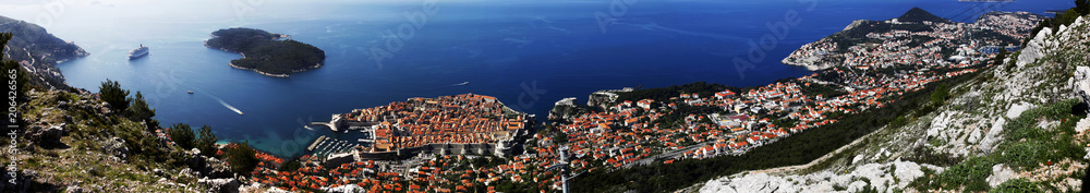 Dubrovnik Panorama, Croatia