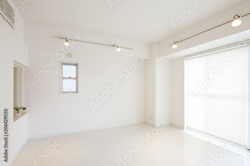 white living room