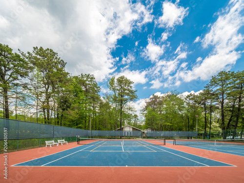 Outdoor tennis court © oldmn