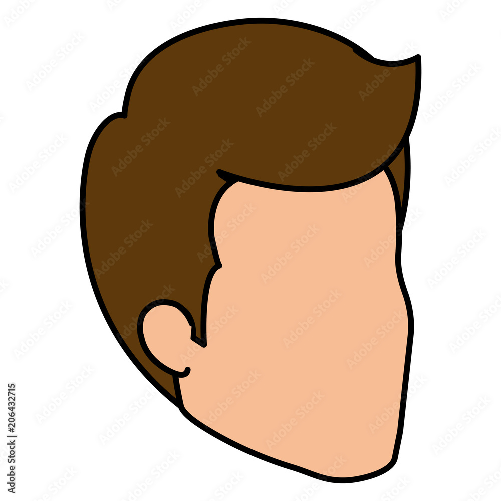 young man head avatar character vector illustration design young man head avatar character vector illustration design