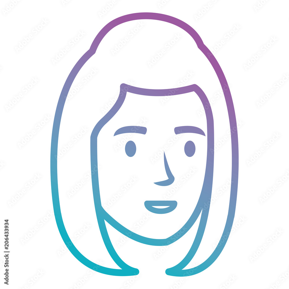 beautiful woman head avatar character vector illustration design beautiful woman head avatar character vector illustration design