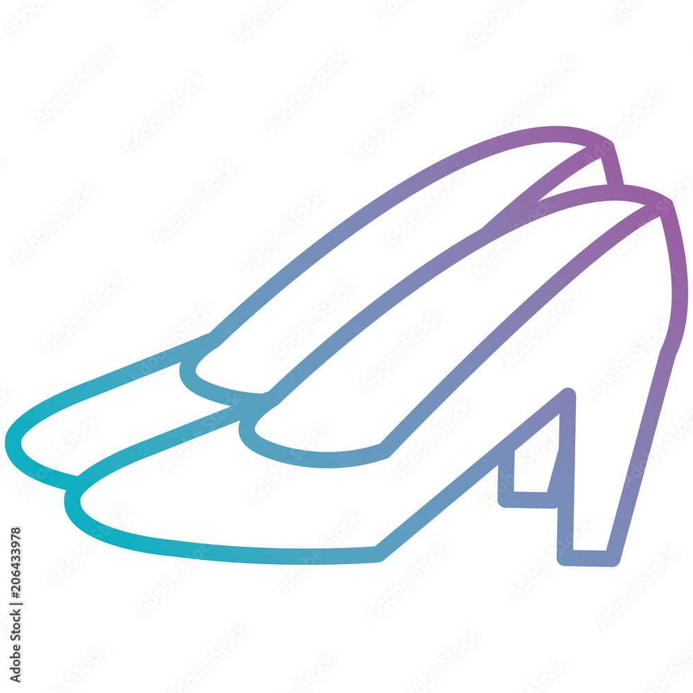 female heel shoes icon vector illustration design female heel shoes icon vector illustration design