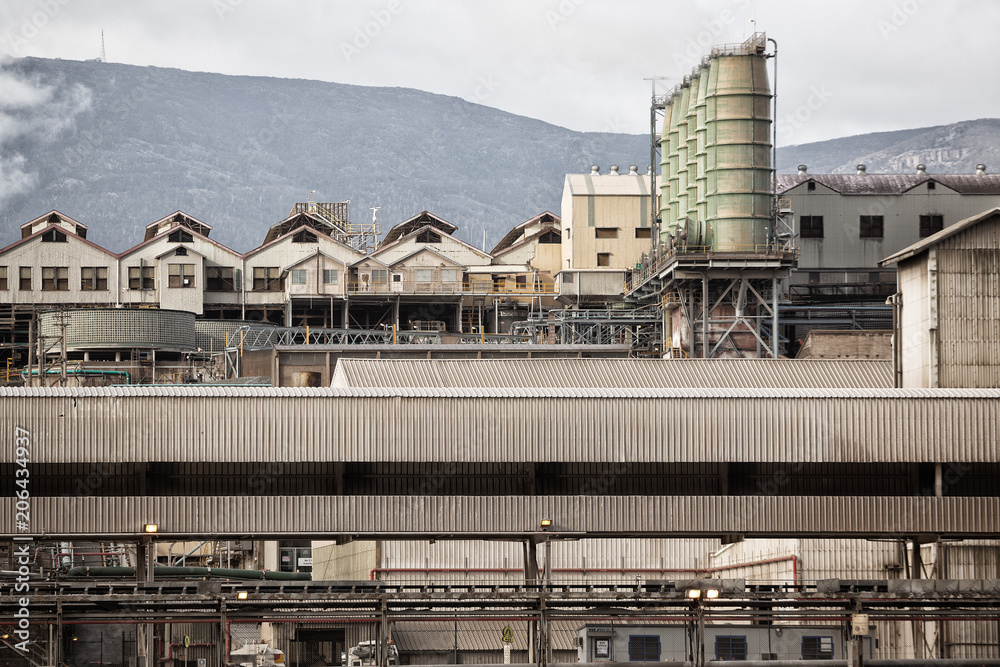 Zinc processing factory Hobart