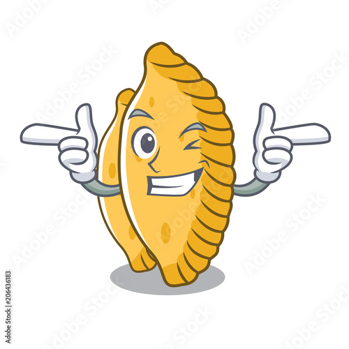 Wink pastel character cartoon style