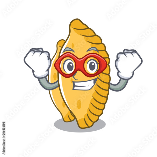 Super hero pastel character cartoon style