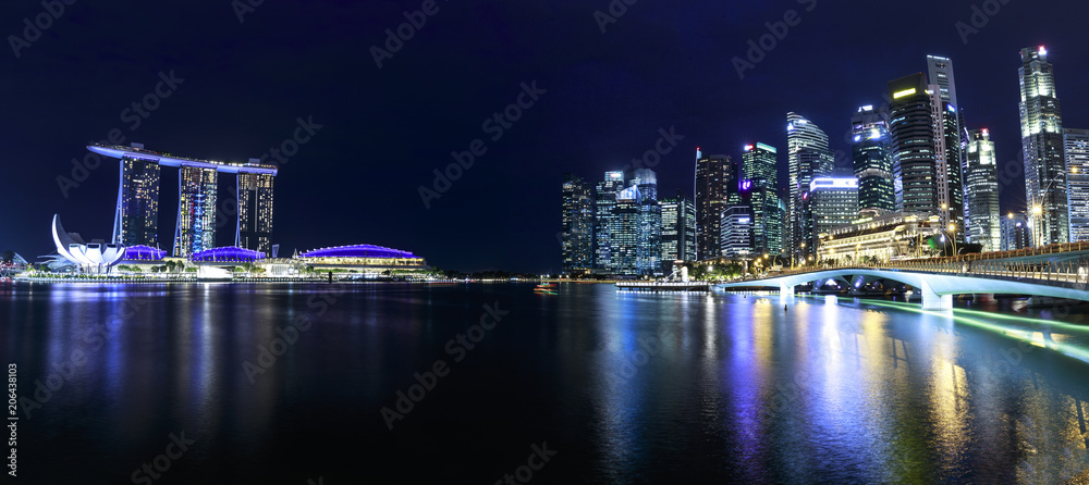 シンガポールの夜景