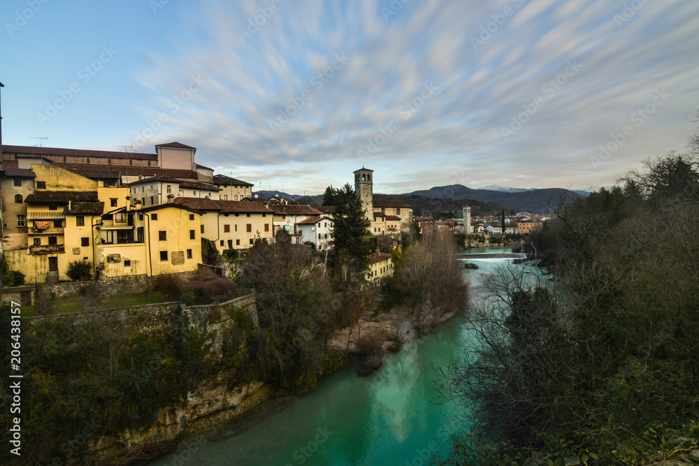 Cividale del Friuli, a famous medieval city on Natisone river