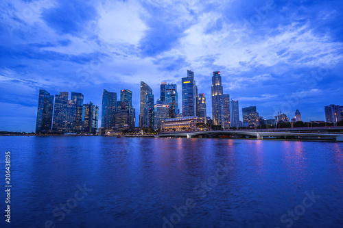 シンガポールの夜景 © beeboys