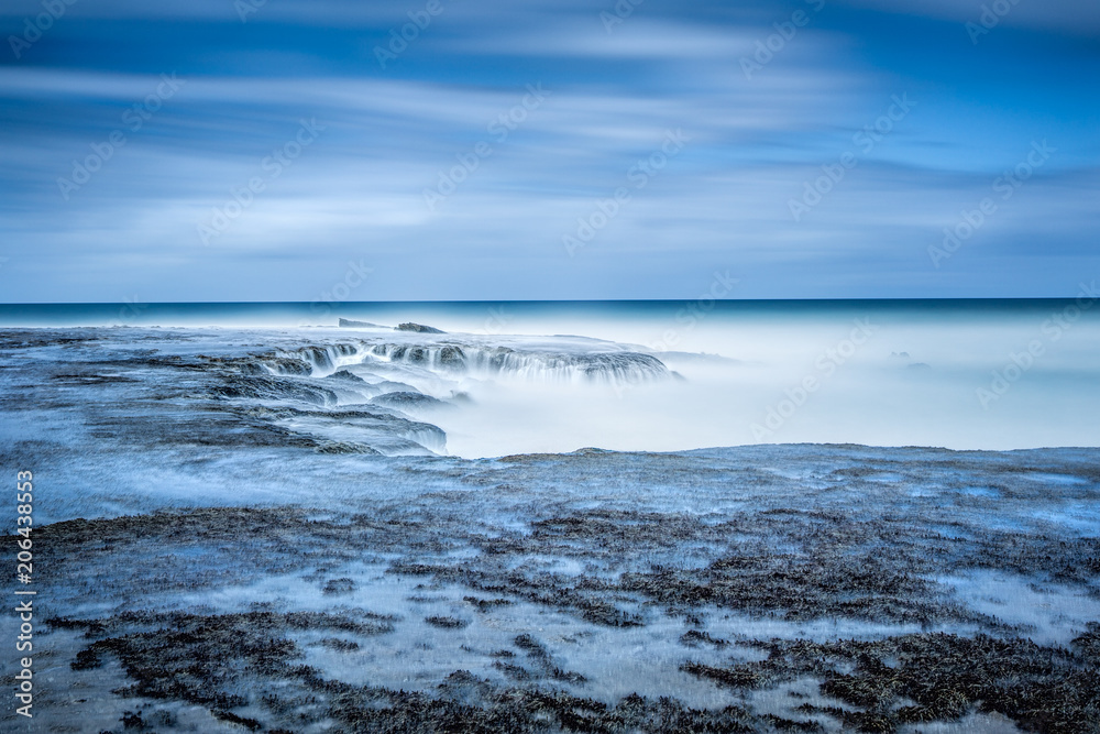 Long exposure at Anglesea beach, just off the Great Ocean Road in Victoria, Australia
