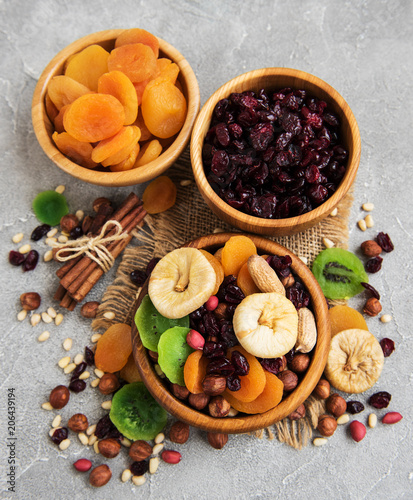 Fototapeta Naklejka Na Ścianę i Meble -  Mixed dried fruits