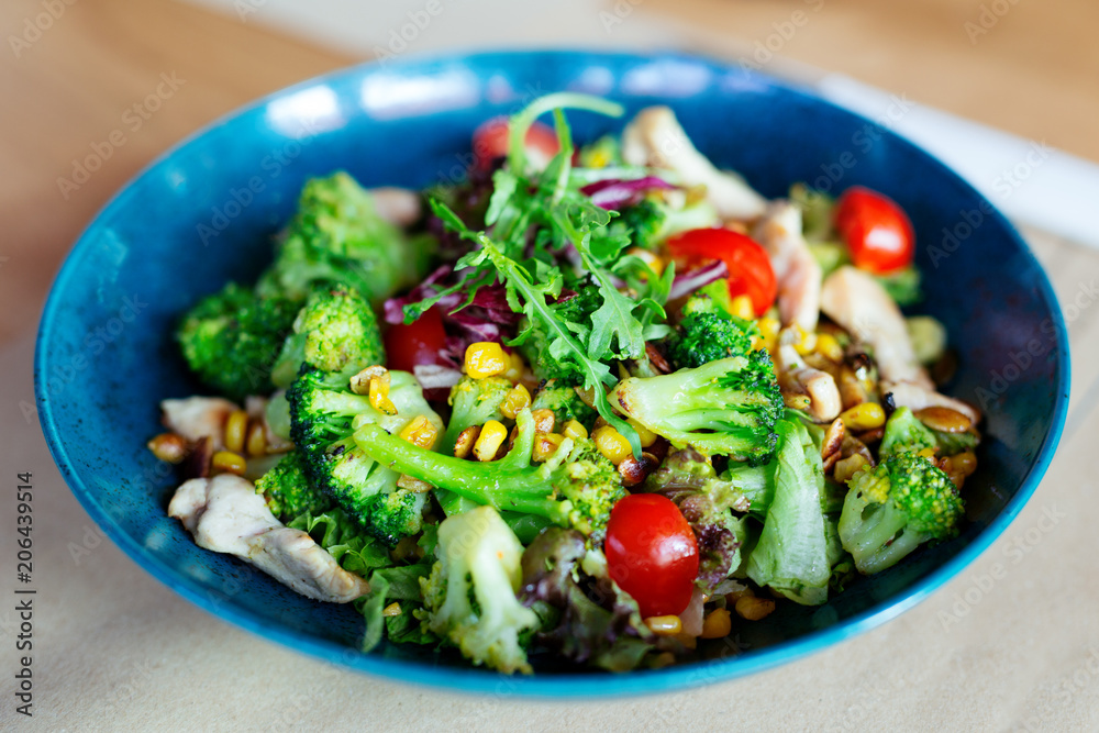 Spring vegetable salad with tomatoes Spring vegetable salad with tomatoes