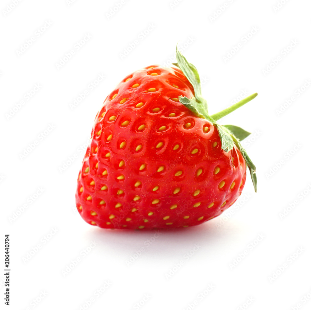 Delicious ripe strawberry on white background Delicious ripe strawberry on white background