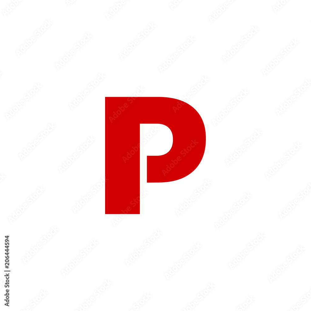 Vector Logo Letter P Vector Logo Letter P