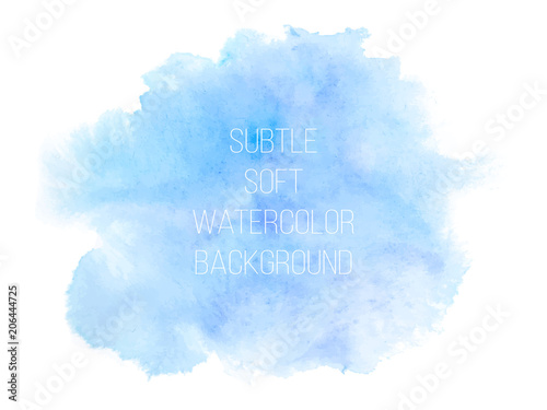 Colorful abstract vector background. Soft blue and  green waterc