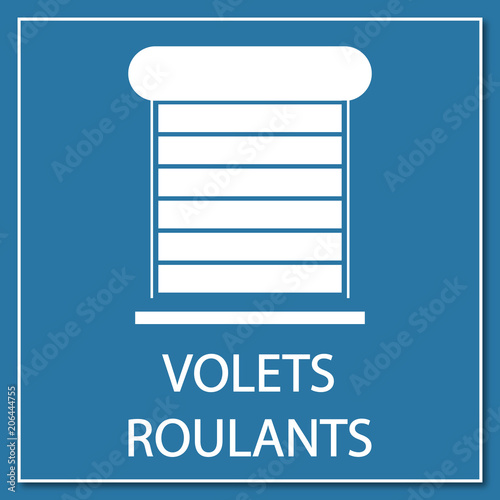 Logo volets roulants.