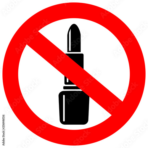 Do not use cosmetic vector sign