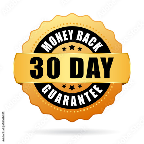 30 days money back guarantee icon