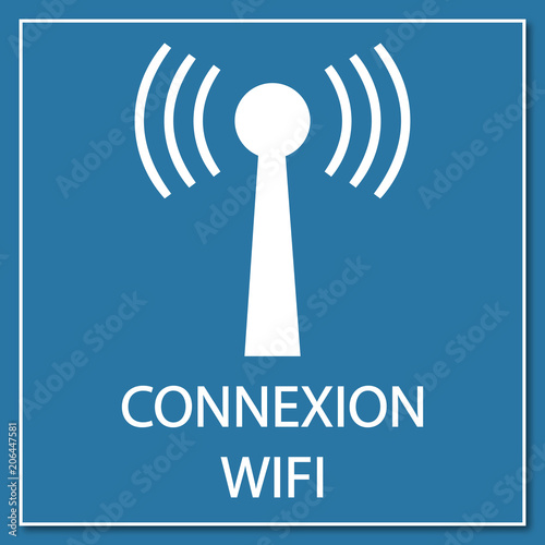 Logo connexion wifi.