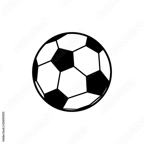 soccer ball icon isolated vector