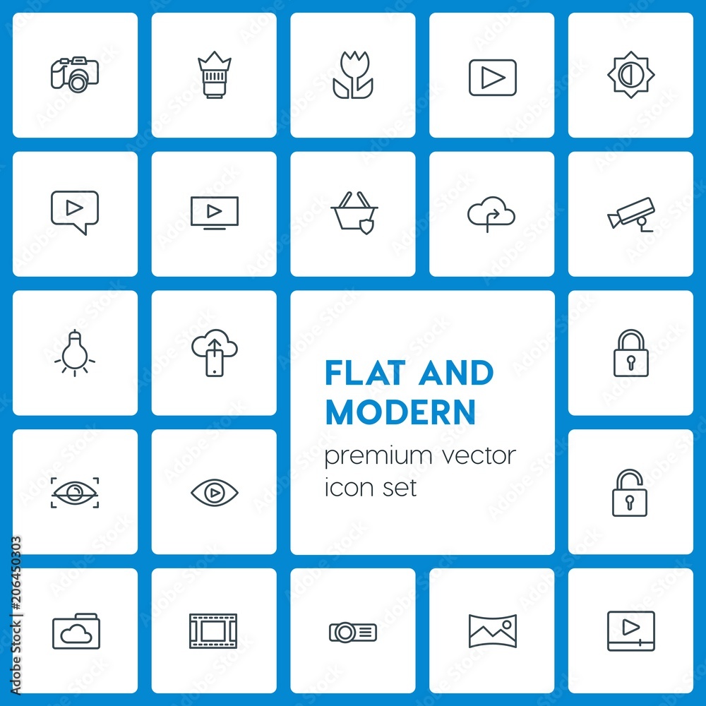 Modern Simple Set of cloud and networking, security, video, photos Vector outline Icons. Contains such Icons as data, landscape, element and more on dark background. Fully Editable. Pixel Perfect Modern Simple Set of cloud and networking, security, video, photos Vector outline Icons. Contains such Icons as data, landscape, element and more on dark background. Fully Editable. Pixel Perfect