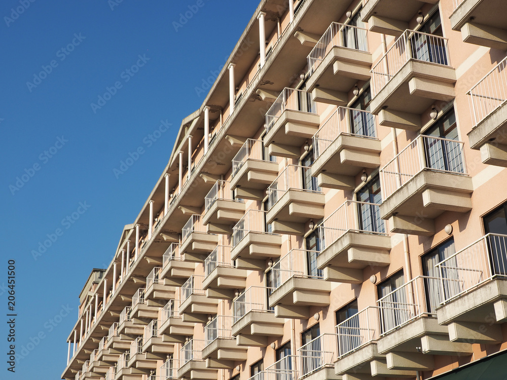 Hotel balcony compose regular art Hotel balcony compose regular art