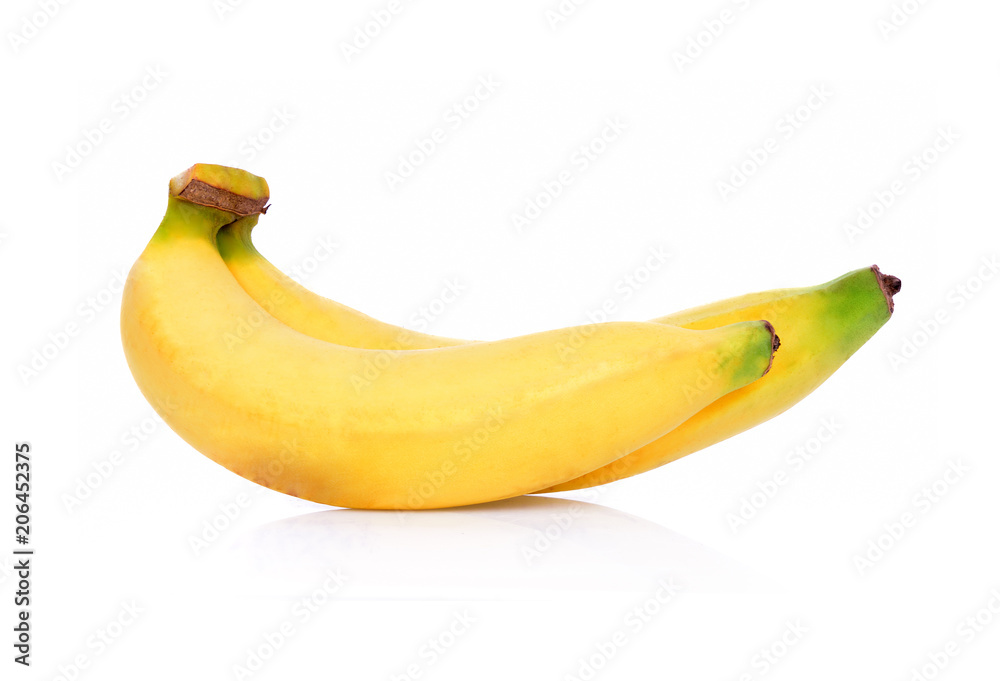 bananas isolated on the white background