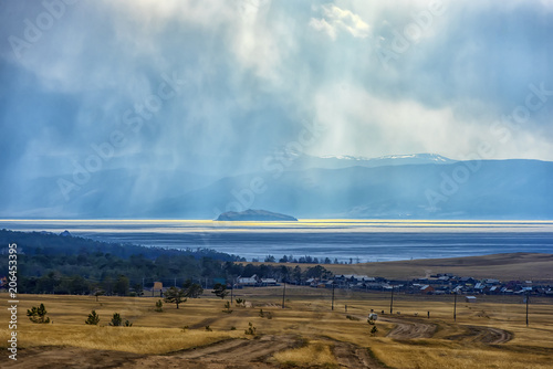 roads in the steppe, Baikal photo
