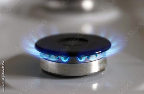 Gazinière à gaz, cuisinière, plaque à gaz, énergie combustible © Charles LIMA