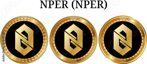 Set of physical golden coin NPER (NPER)
