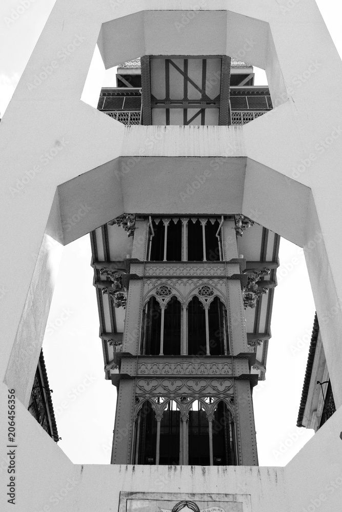 Obraz premium Santa Justa Lift in Lisbon