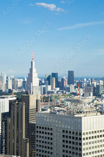 Cityscape of Shinjuku Metropolitan Government Lookout,Tokyo