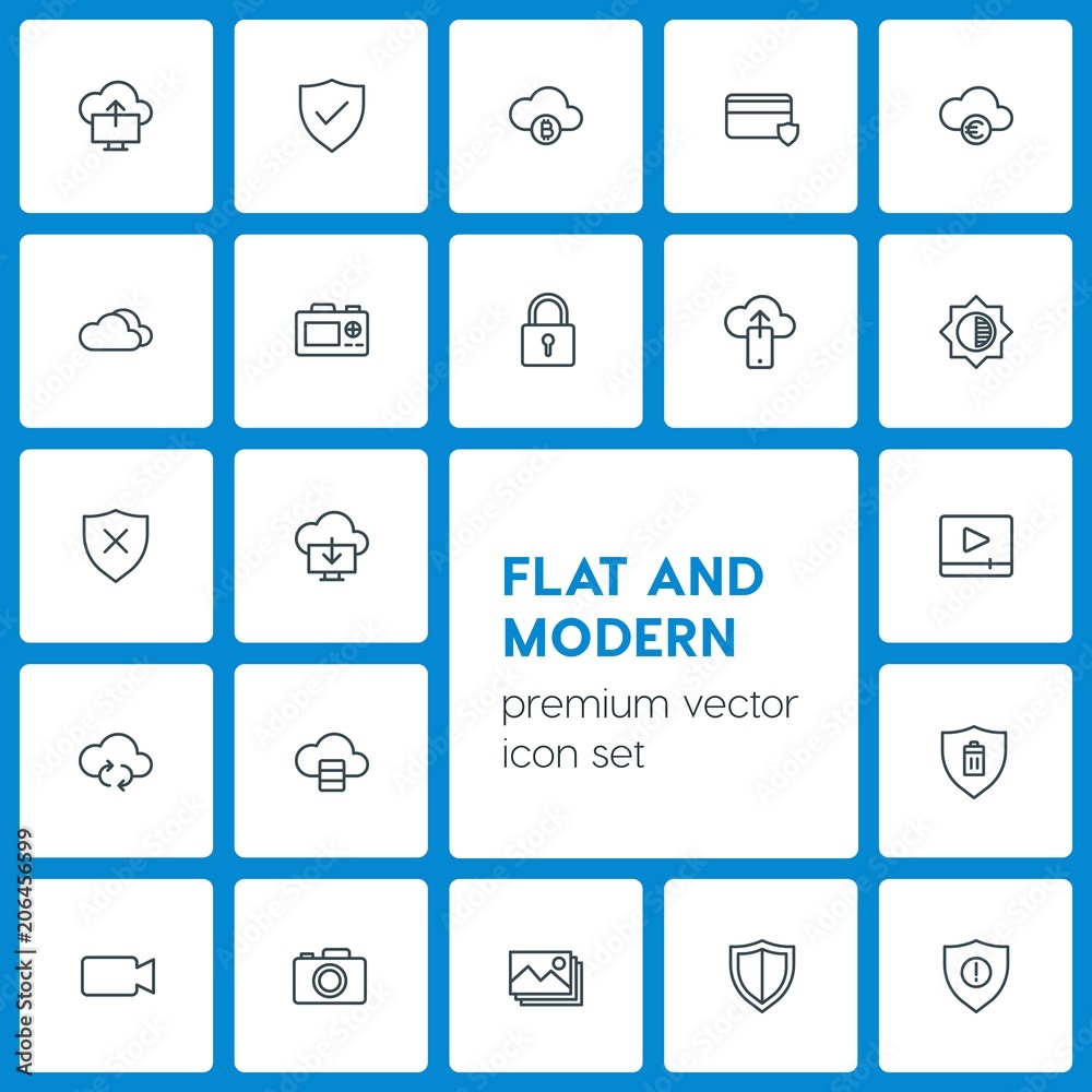 Modern Simple Set of cloud and networking, security, video, photos Vector outline Icons. Contains such Icons as plastic, picture, airport and more on dark background. Fully Editable. Pixel Perfect Modern Simple Set of cloud and networking, security, video, photos Vector outline Icons. Contains such Icons as plastic, picture, airport and more on dark background. Fully Editable. Pixel Perfect