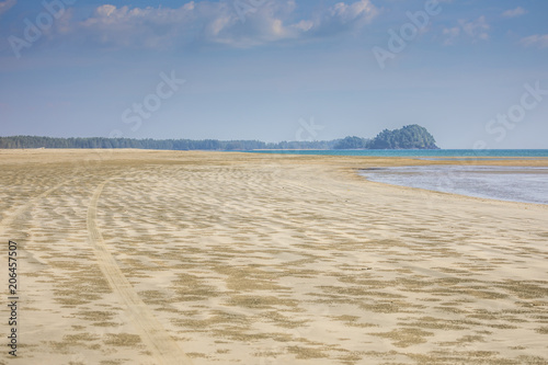 Beach and tropical sea