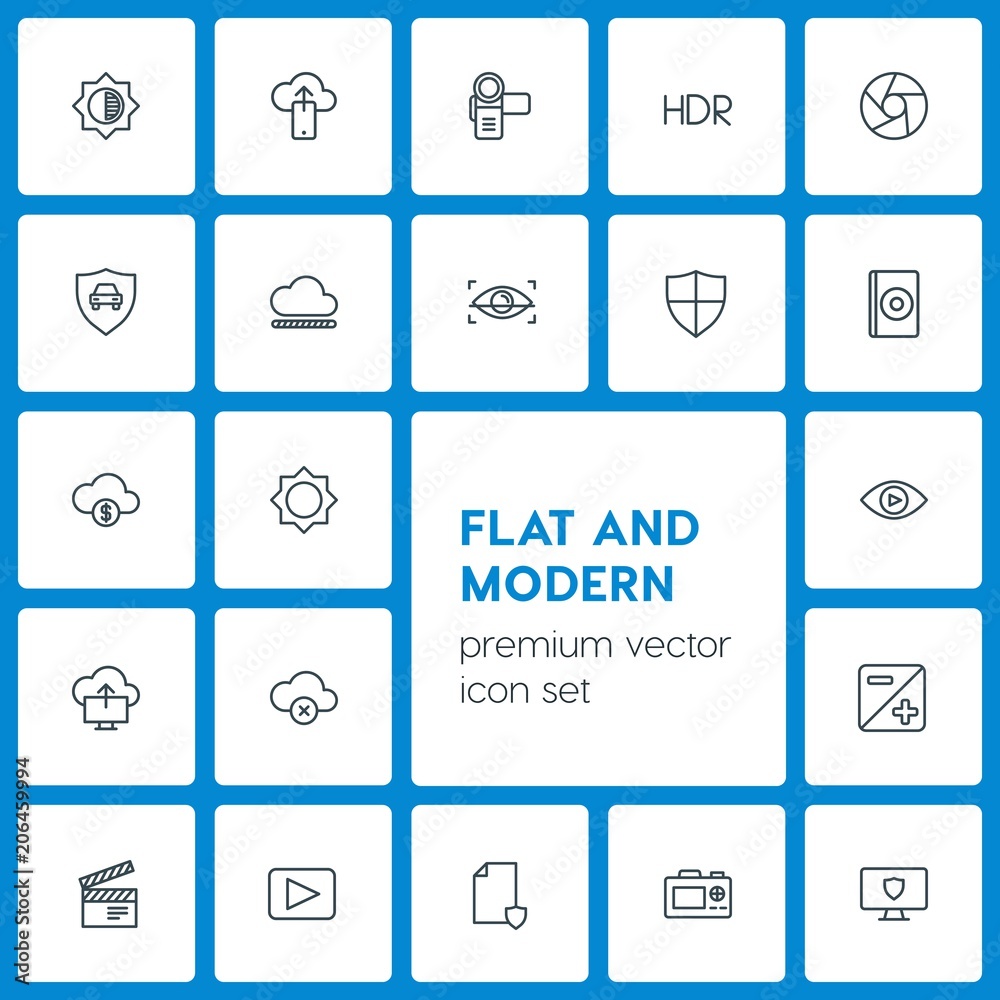 Modern Simple Set of cloud and networking, security, video, photos Vector outline Icons. Contains such Icons as architecture, delete, data and more on dark background. Fully Editable. Pixel Perfect Modern Simple Set of cloud and networking, security, video, photos Vector outline Icons. Contains such Icons as architecture, delete, data and more on dark background. Fully Editable. Pixel Perfect