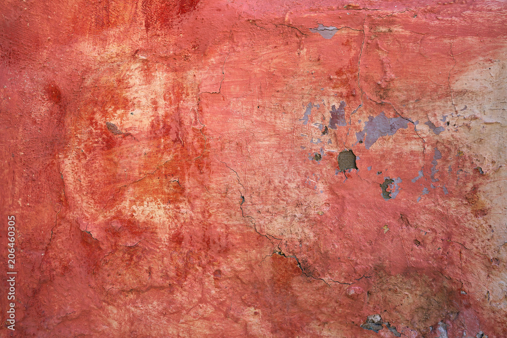 wall grunge cracked texture in pink and salmon wall grunge cracked texture in pink and salmon