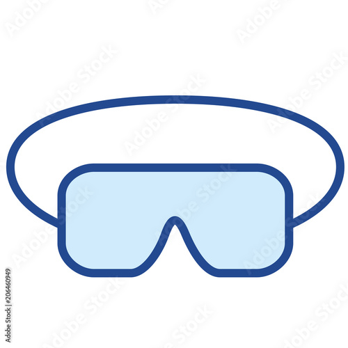 Augenbinde Vector Icon Illustration