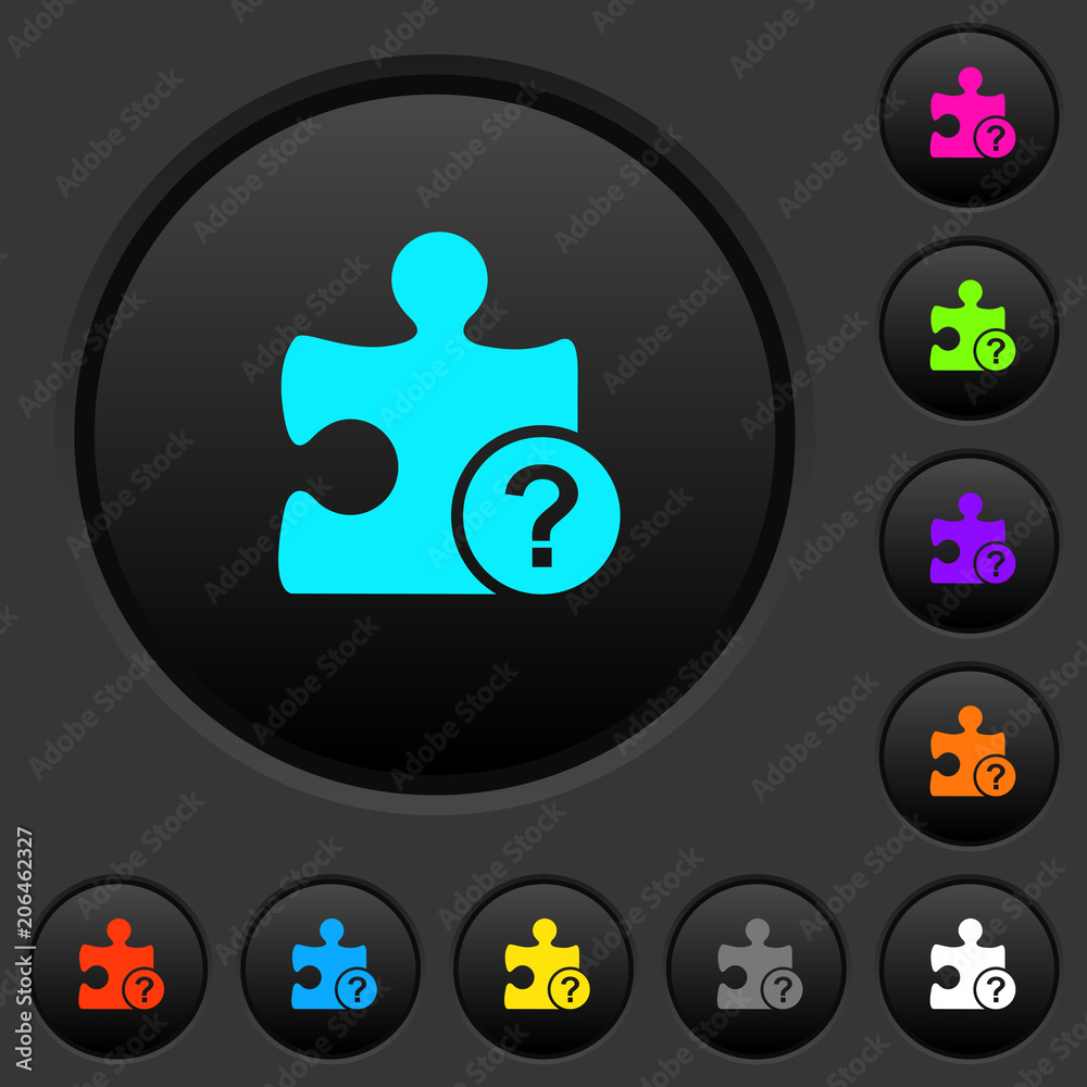 Unknown plugin dark push buttons with color icons Unknown plugin dark push buttons with color icons