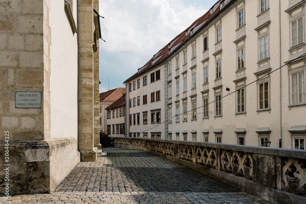 Street in historic centre of Graz